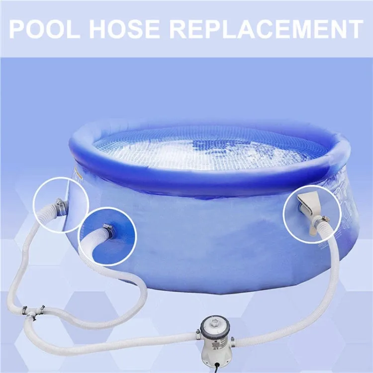 For Intex Swimming Pool Filter Pump Replacement 2 Hoses 4 Clamps