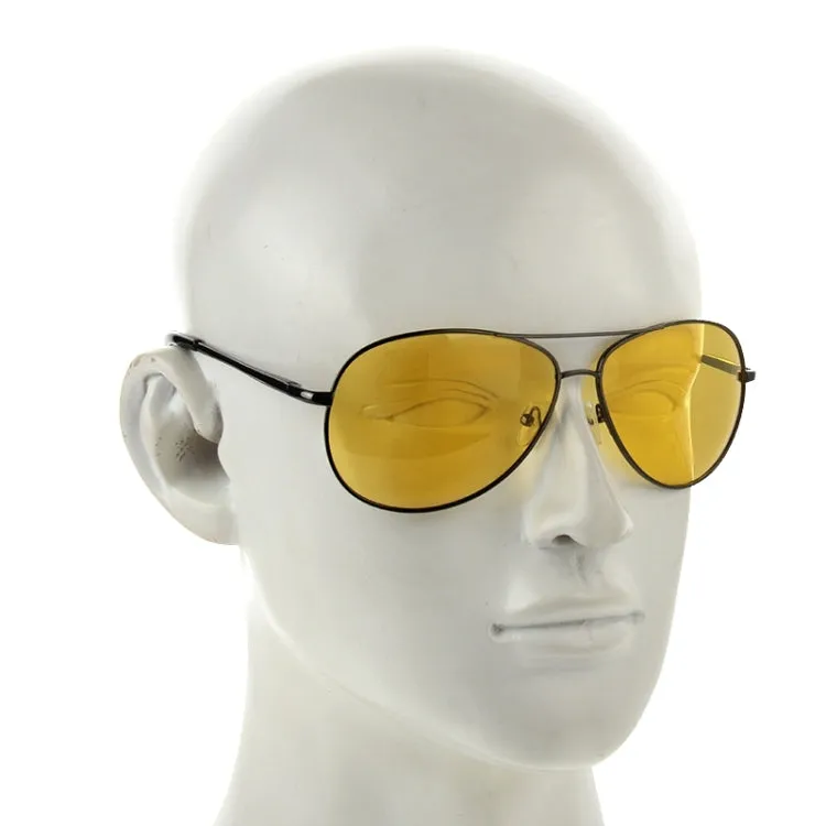 Frog Mirror UV 400 Yellow Lens Night Vision Polarized Eyeglasses