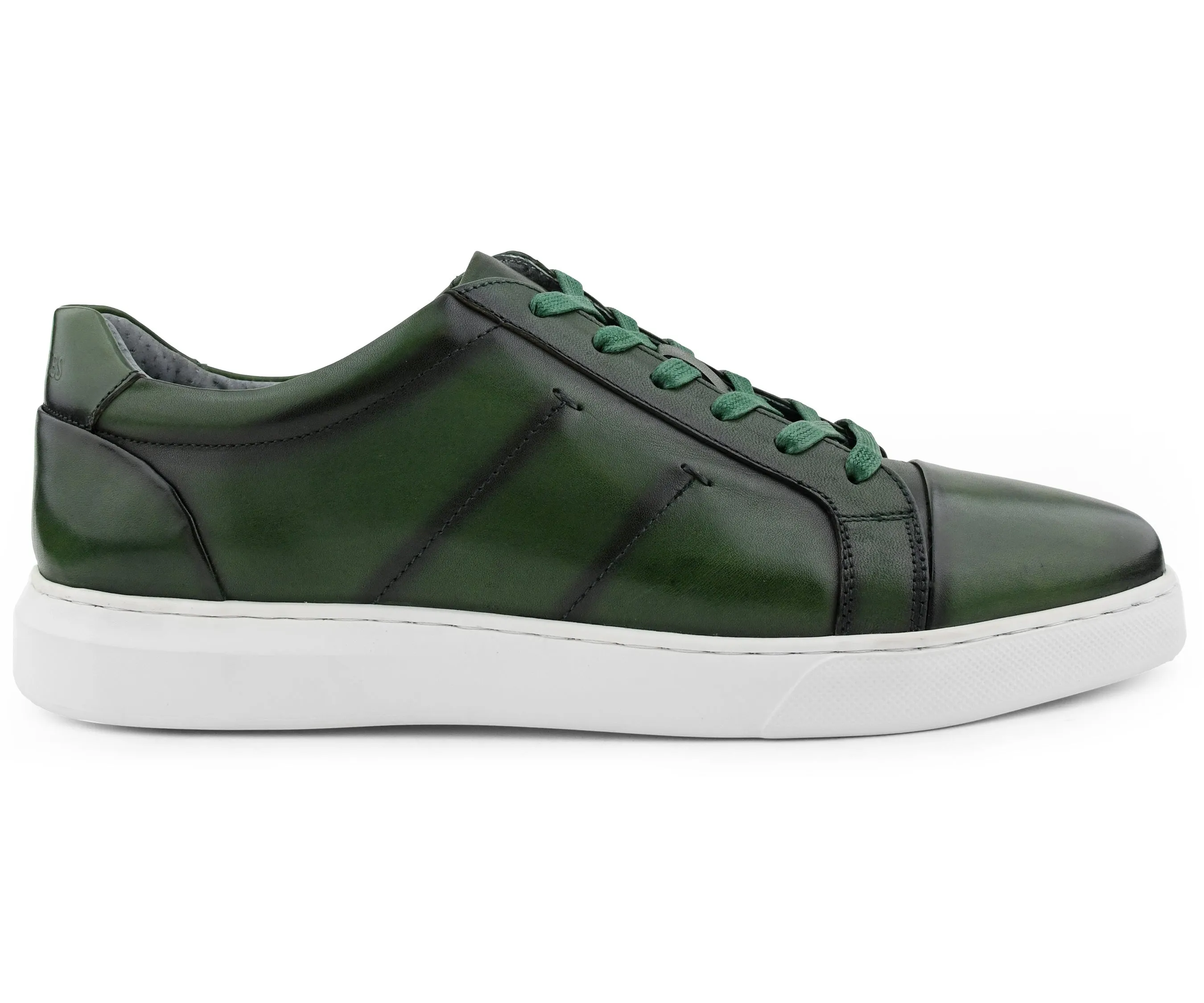 Grass Green Leather Sneaker