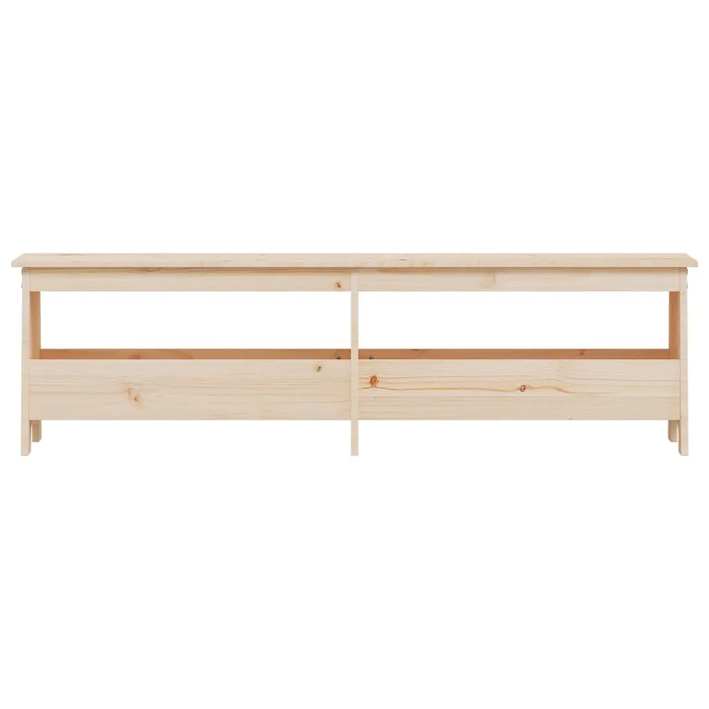 Hall Bench 160x28x45 cm Solid Wood Pine