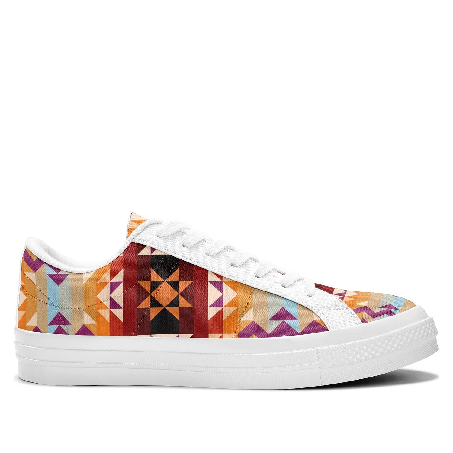 Heatwave Aapisi Low Top Canvas Shoes White Sole