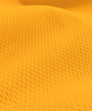 Heavy Sports Mesh Activewear Jersey Fabric / Canary Yellow / Sold by The Yard