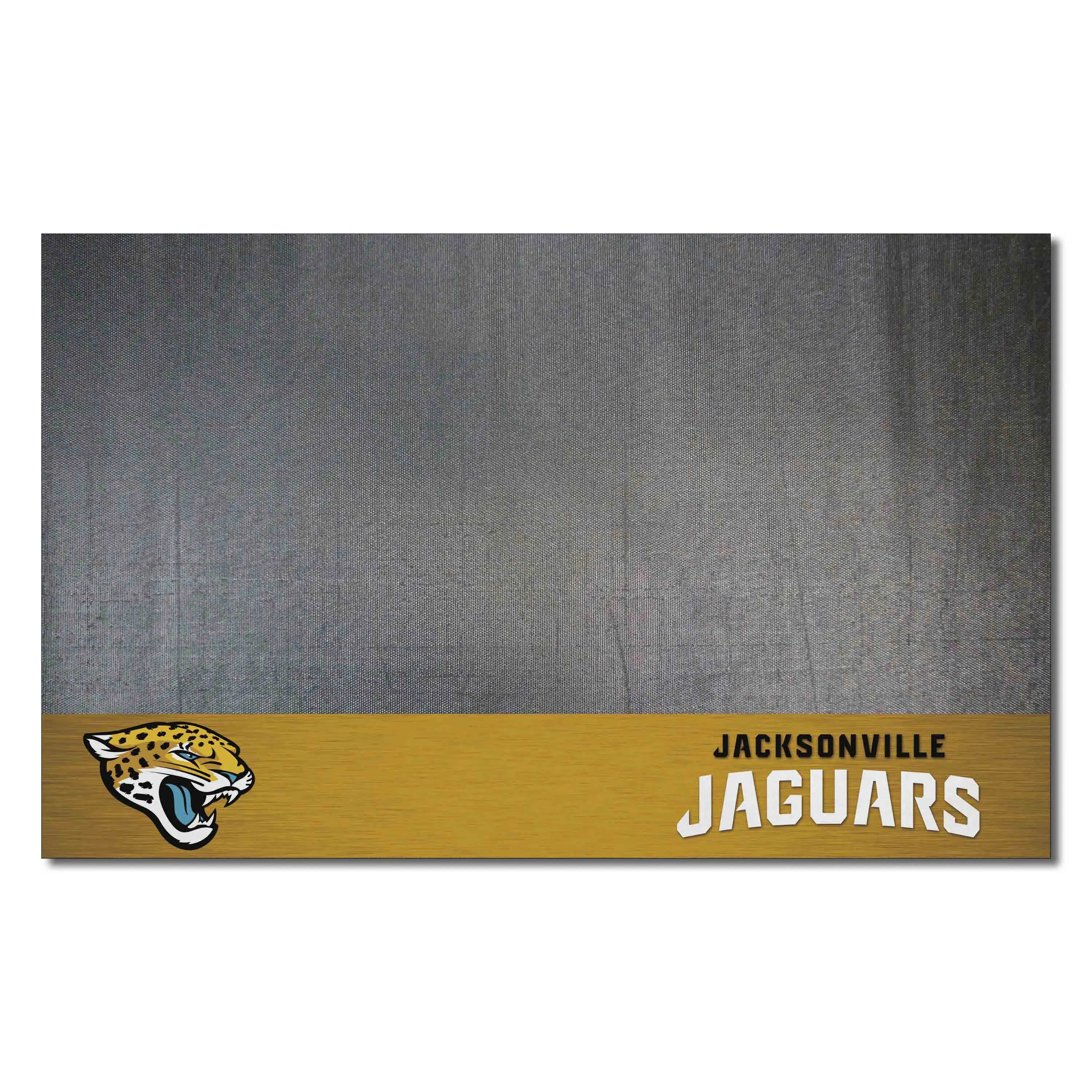 Jacksonville Jaguars Vinyl Grill Mat - 26in. x 42in.