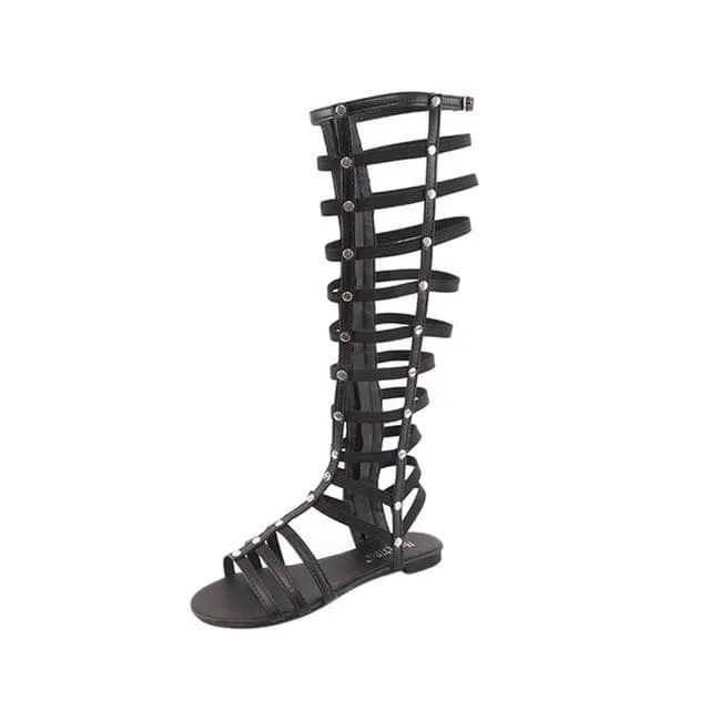 Knee High Gladiator Sandals