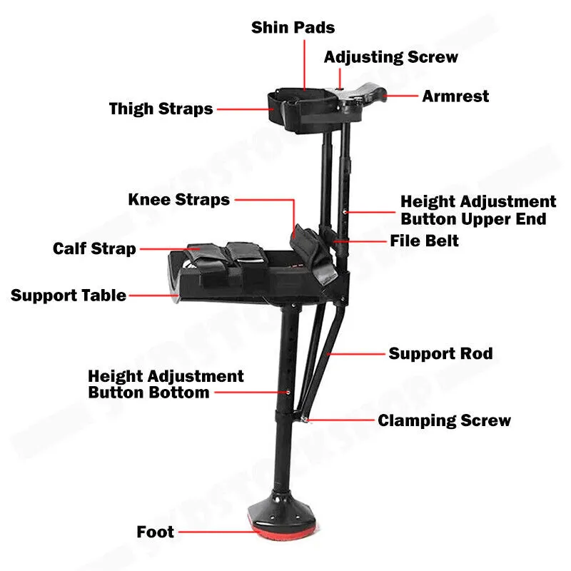 Knee Walker Hands Free Crutch Mobility Knee Scooter