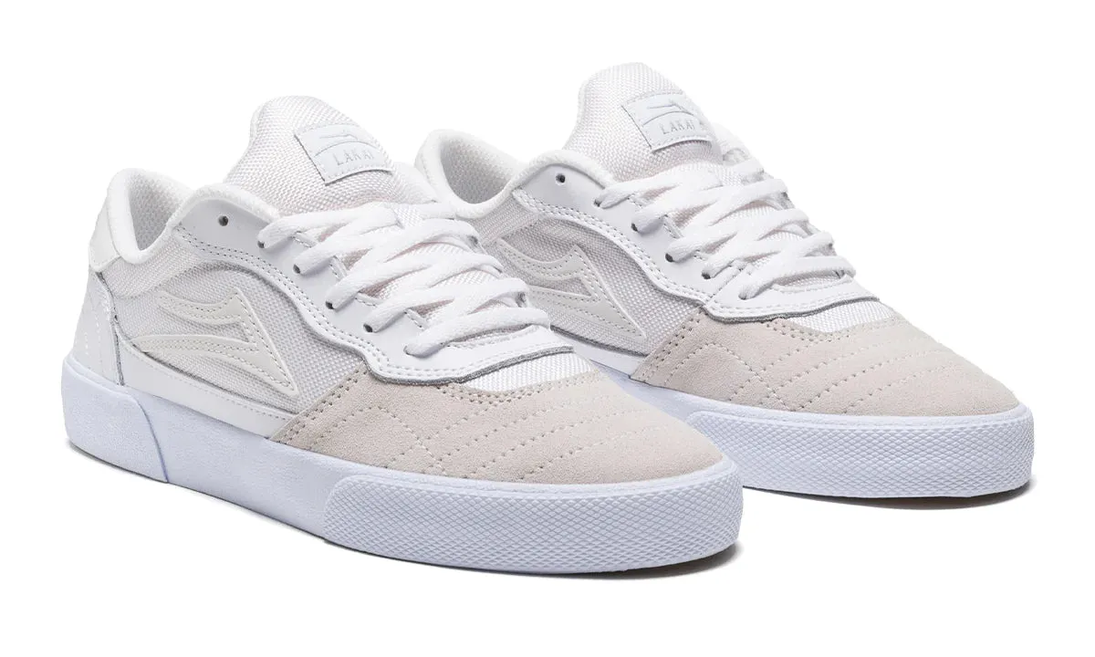 Lakai Shoes Cambridge - White/Reflective Suede