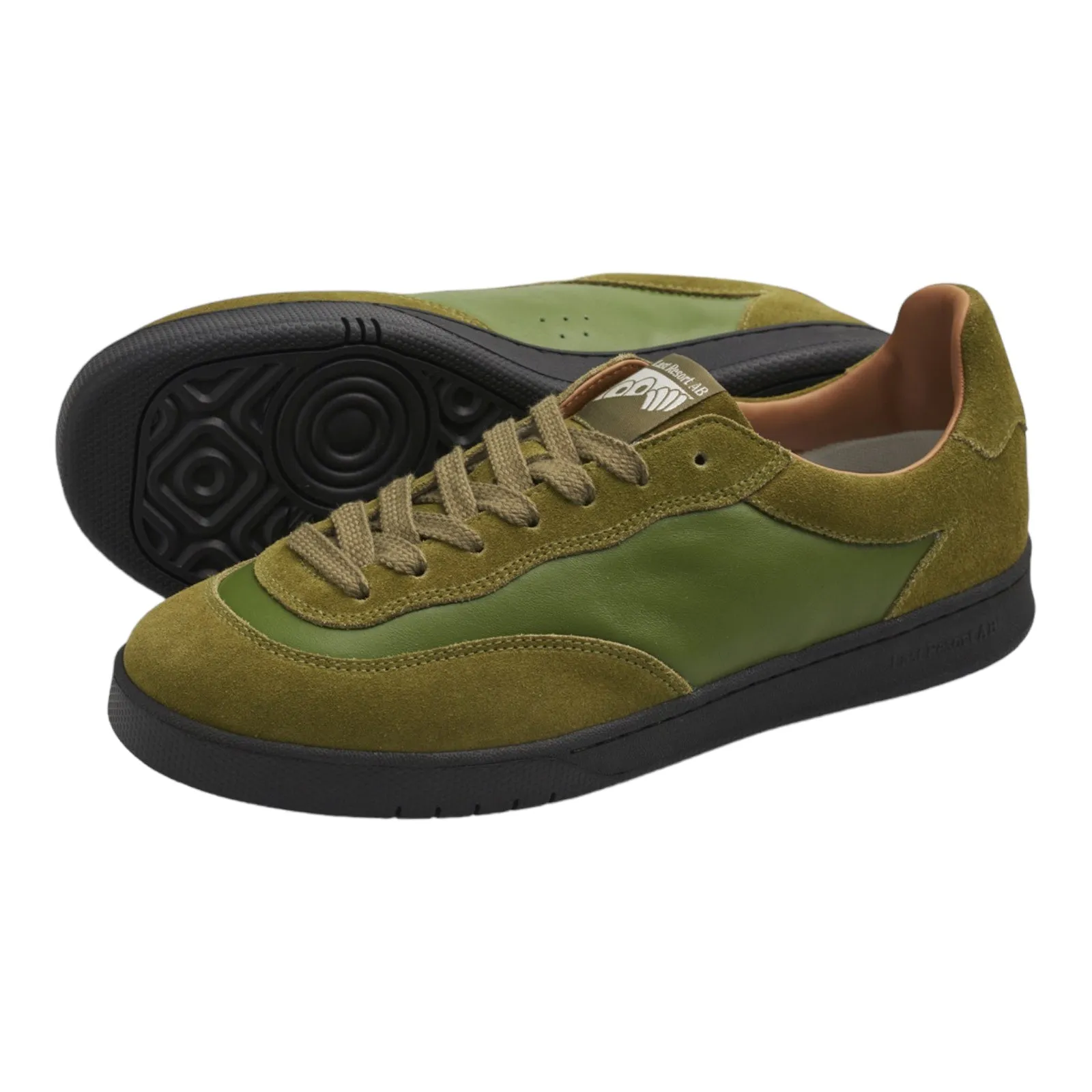 LAST RESORT CM001 SUEDE/LEATHER LO (CEDAR GREEN/BLACK)