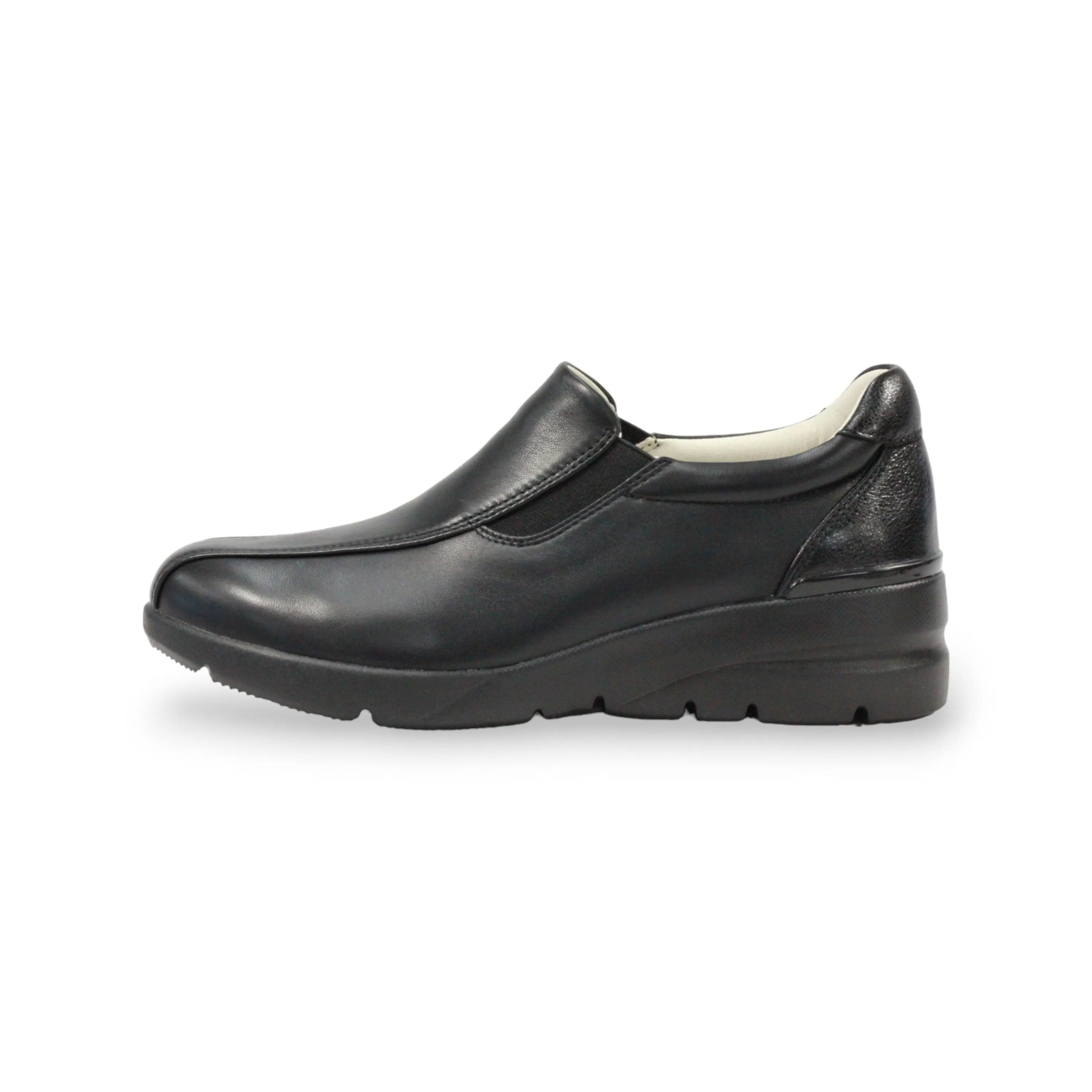 Lightweight Stretch Women's Sheepskin Slip-On Elevated Sneakers #FJ118