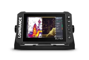 Lowrance Elite FS 7 Fish Finder with Active Imaging 3-in-1 Transducer, Preloaded C-MAP Contour  Charts