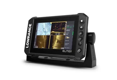 Lowrance Elite FS 7 Fish Finder with Active Imaging 3-in-1 Transducer, Preloaded C-MAP Contour  Charts