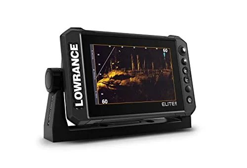 Lowrance Elite FS 7 Fish Finder with HDI Transducer, Preloaded C-MAP Contour  Charts