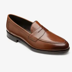 Mahogany Calf Hornbeam Leather Penny Loafers