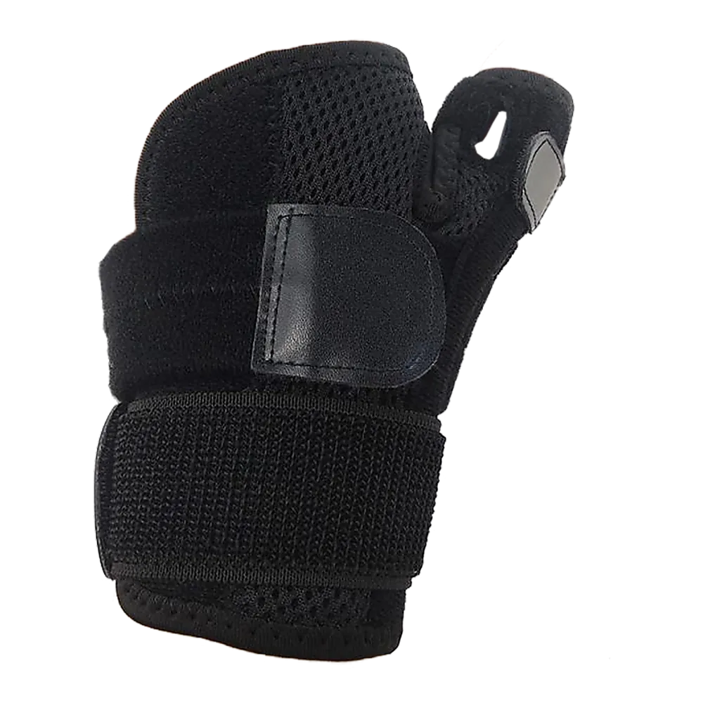 Maximum-Support Thumb Stabiliser Splint, Black, One Size