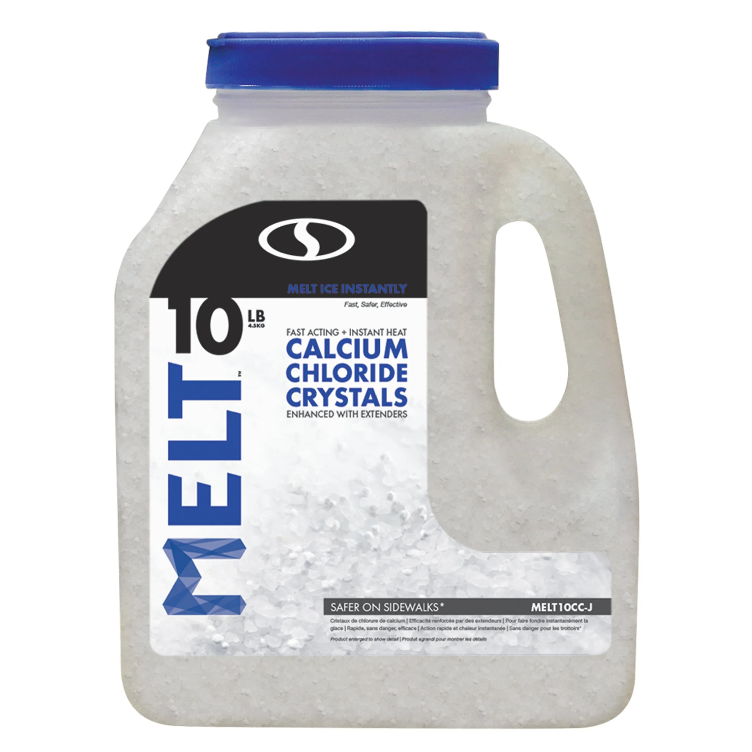 MELT 10 Lb. Jug Calcium Chloride Crystals Ice Melter