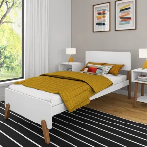 Mid-Century Modern Twin Bed