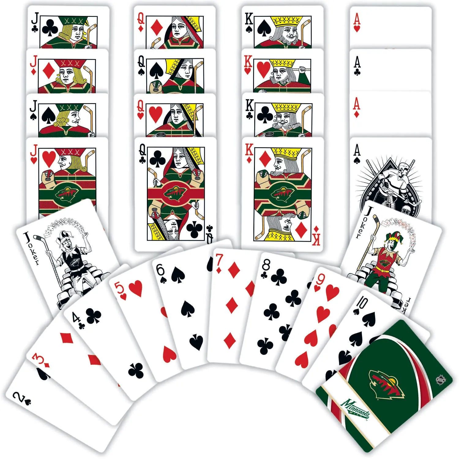 Minnesota Wild NHL Playing Cards