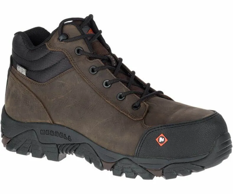 Moab Rover Mid Men's Composite-Toe Work Shoes Wp Espresso