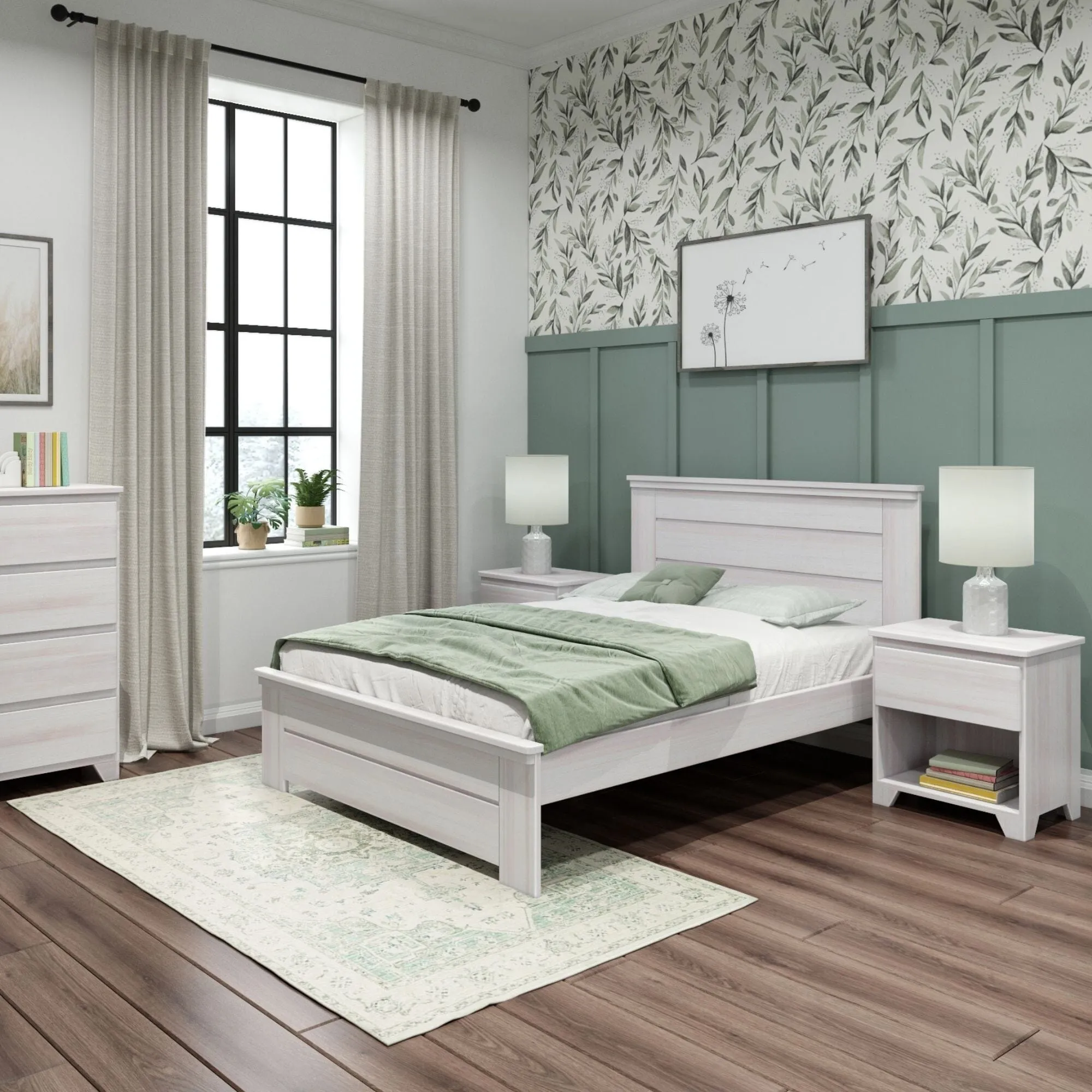 Modern Farmhouse Full Panel Bed