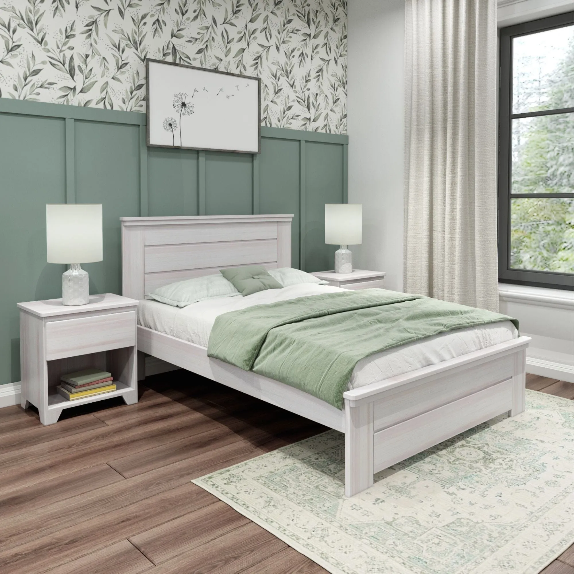 Modern Farmhouse Full Panel Bed