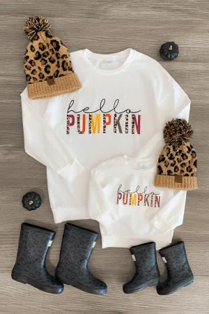 Mom & Me - "Hello Pumpkin" White Top