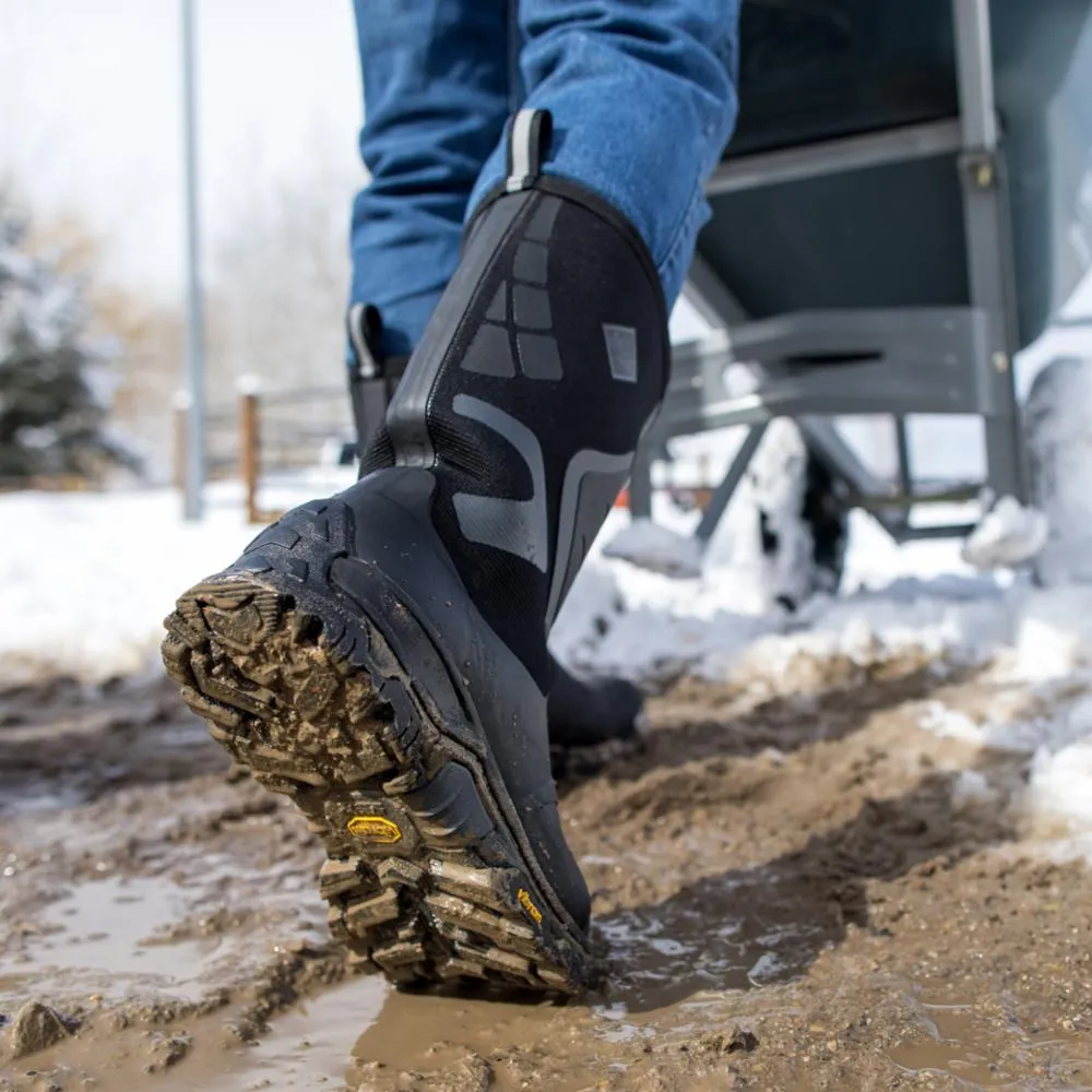 Muck Footwear  Men's Apex Pro Vibram Arctic Grip All Terrain Apex Black M