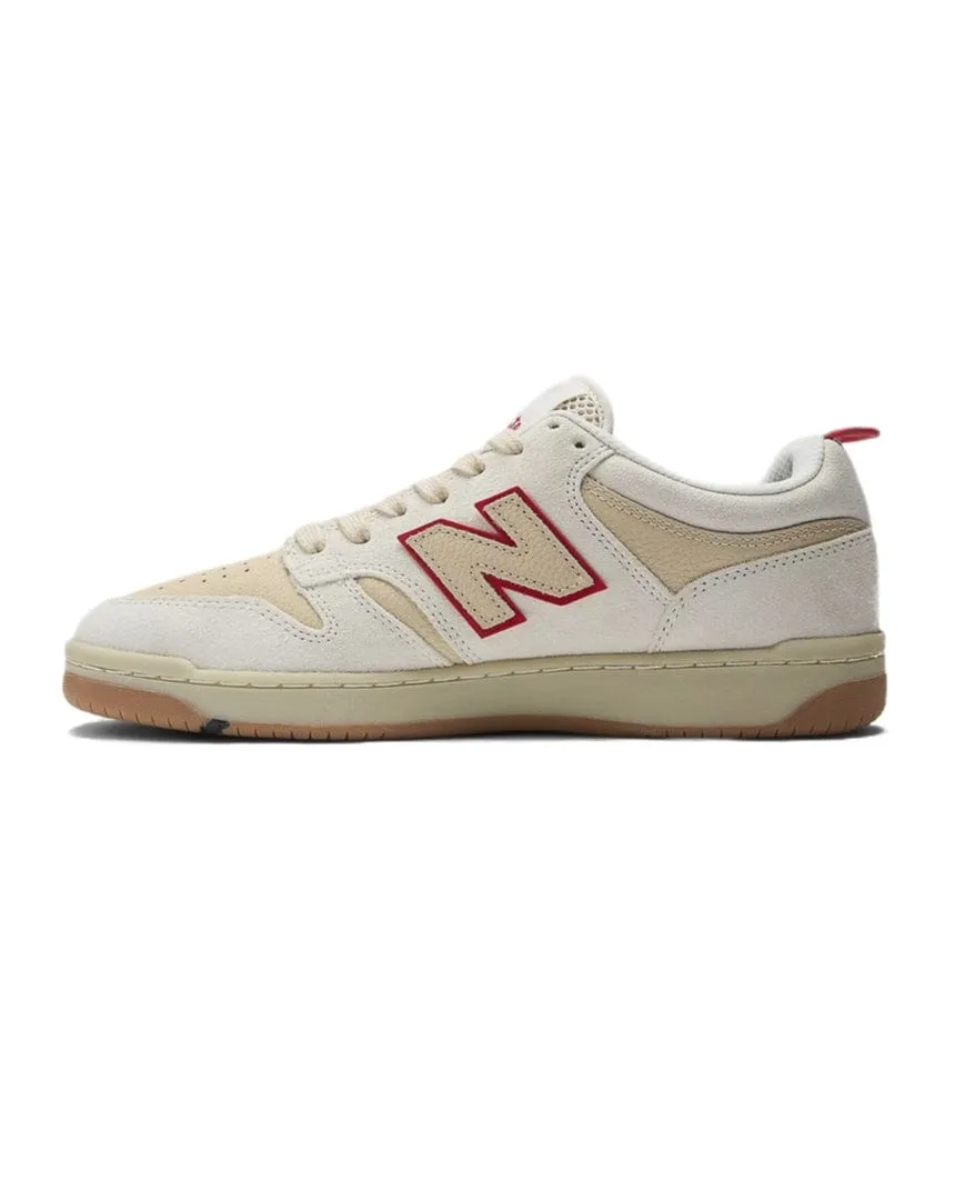 New Balance Numeric x Chocolate 480 - White / Red