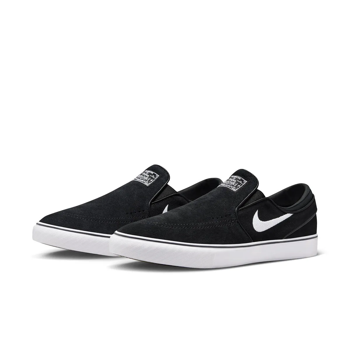 Nike SB - Janoski  Slip On Shoes Black/White