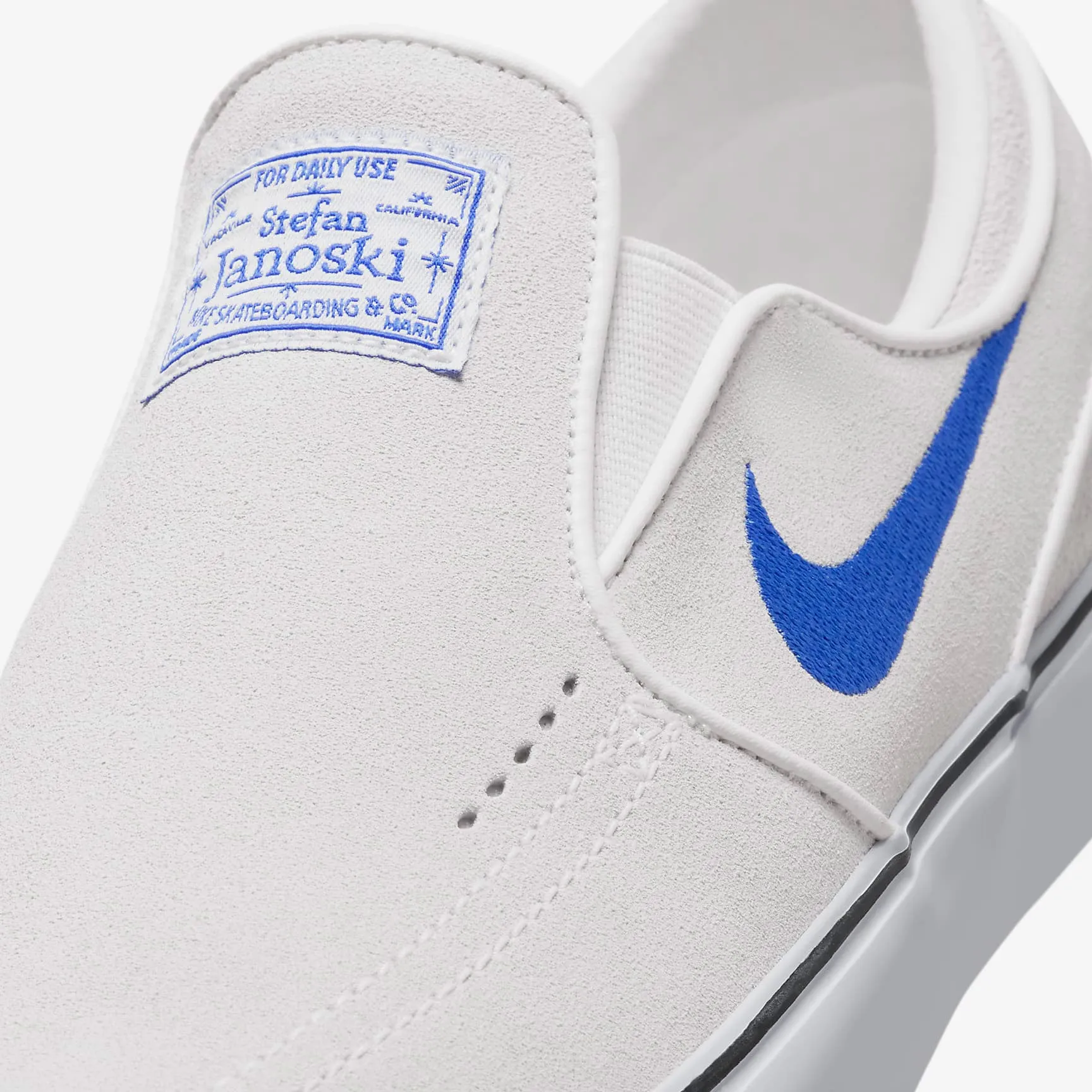 Nike SB Janoski   Slip On Summit White / Hyper Royal