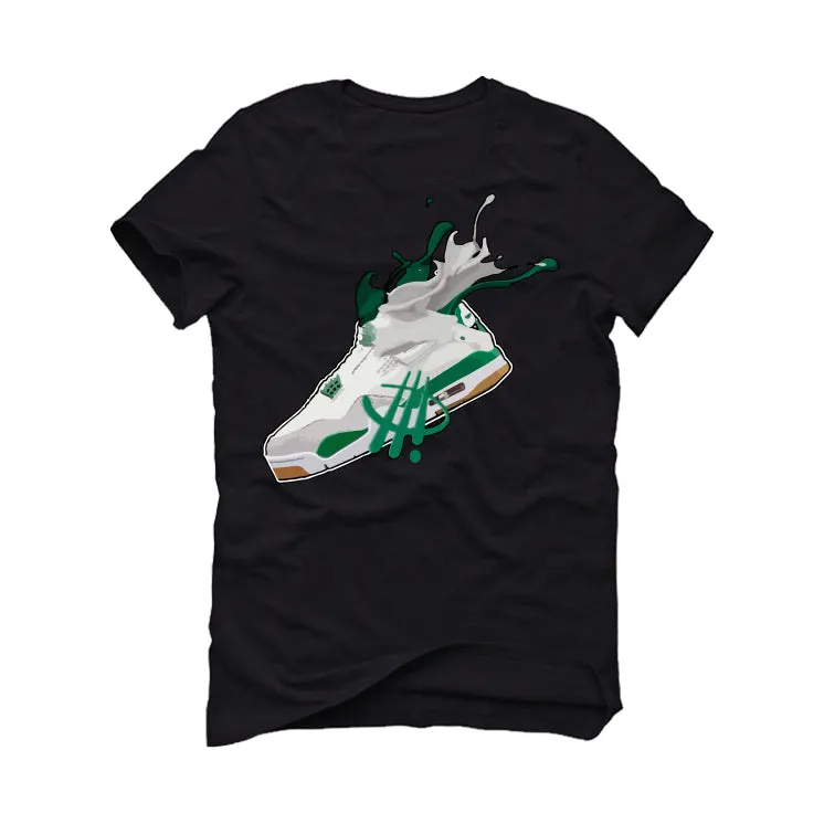 Nike SB x Air Jordan 4 “Pine Green” | illcurrency Black T-Shirt (SPLASH)