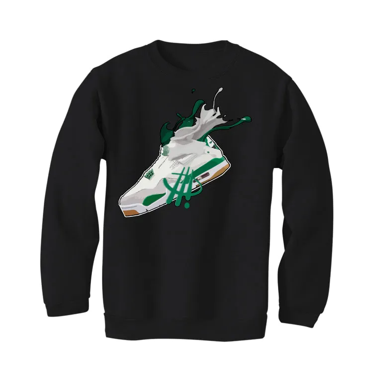 Nike SB x Air Jordan 4 “Pine Green” | illcurrency Black T-Shirt (SPLASH)