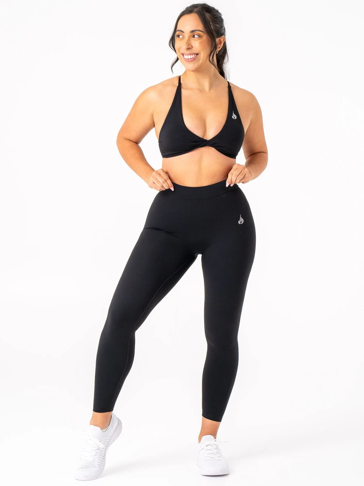 NKD Twist Sports Bra - Black