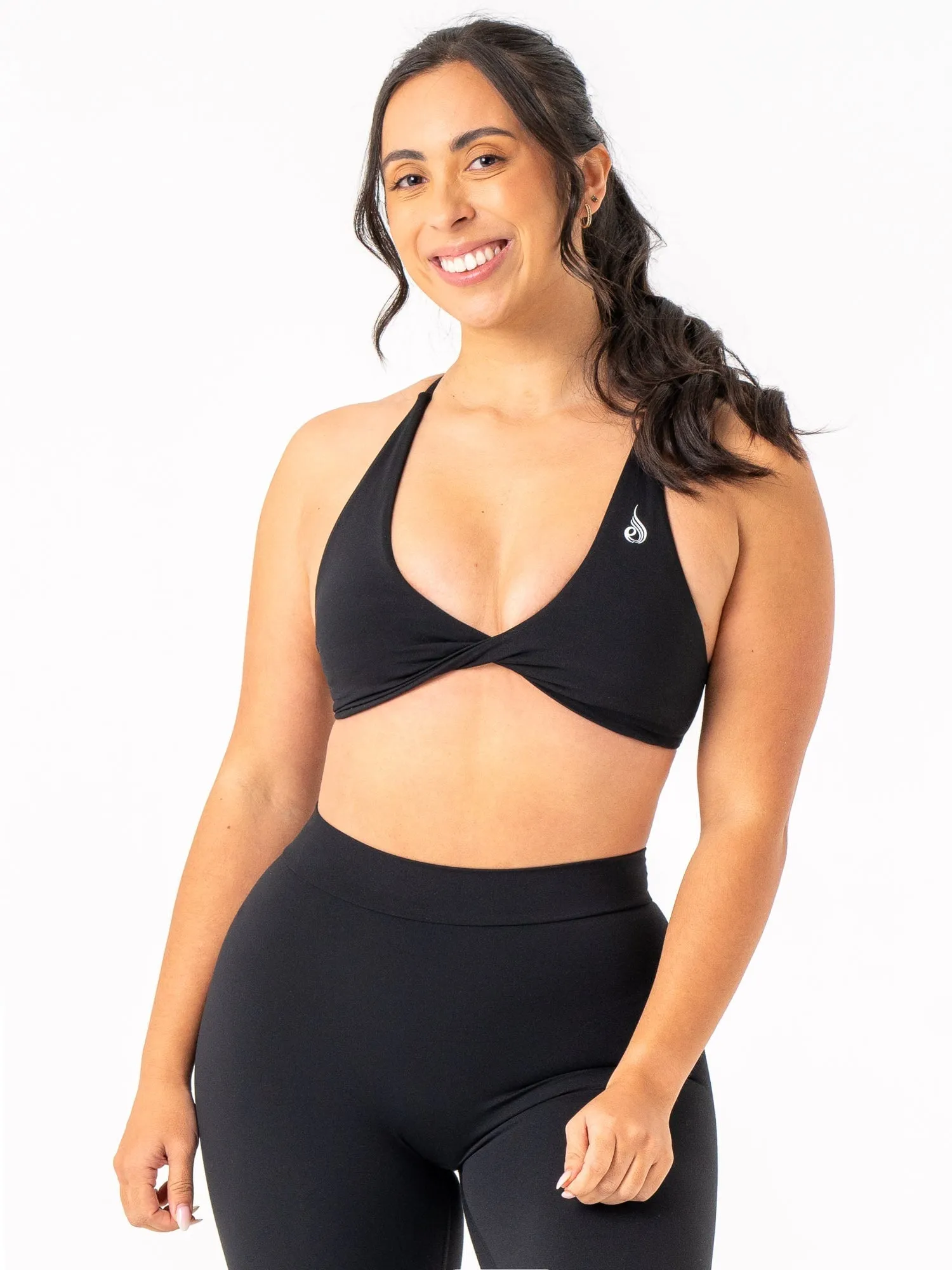 NKD Twist Sports Bra - Black