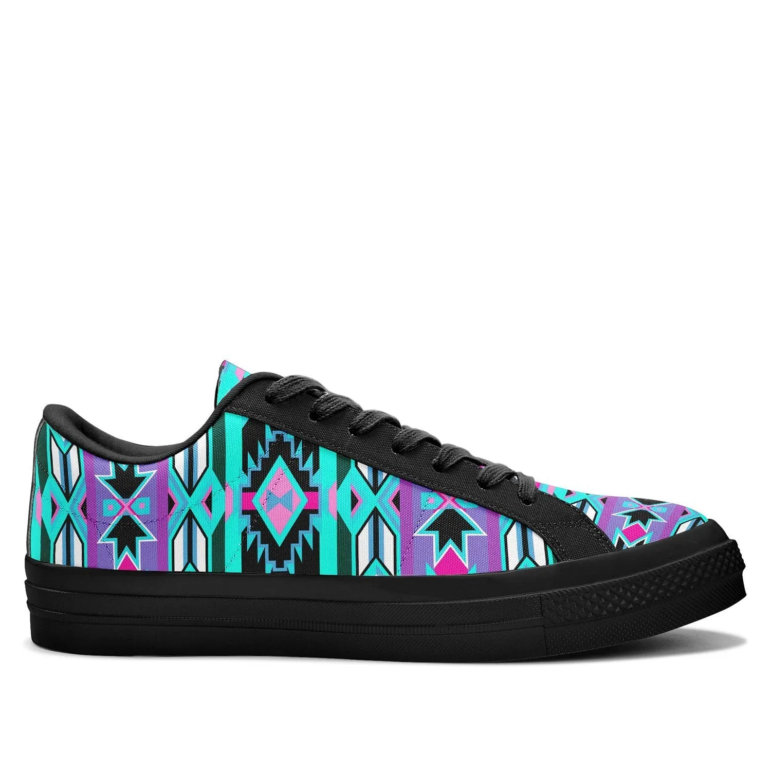 Northeast Journey Aapisi Low Top Canvas Shoes Black Sole