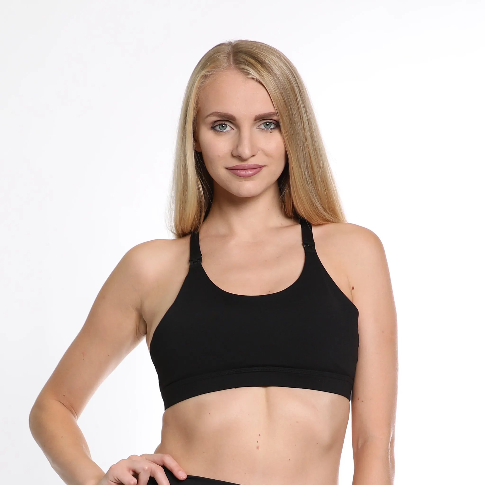 Océane - Exclusive Hands Free Pumping Sports Bra (Noir)