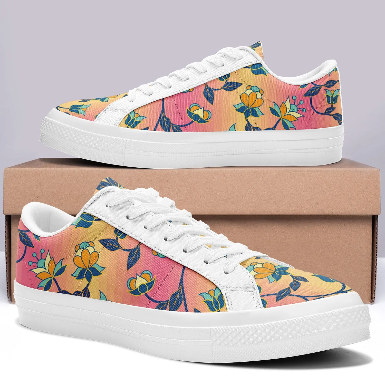 Orange Days Aapisi Low Top Canvas Shoes White Sole