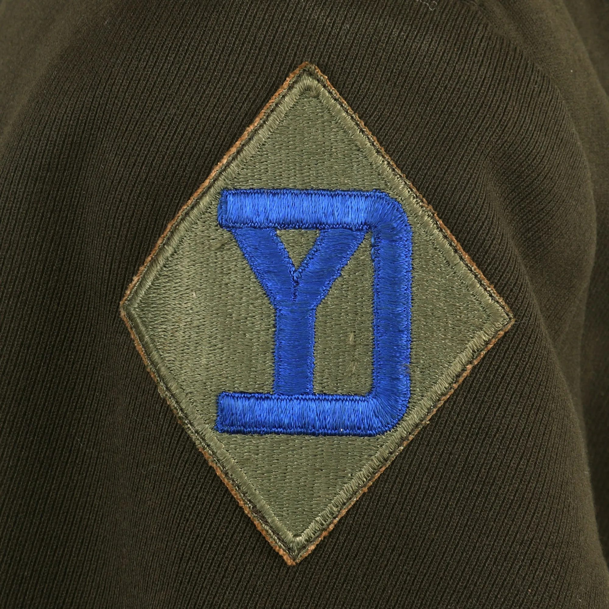 Original U.S. WWII Battle of the Bulge Bronze Star Recipient Uniform & Captured Signed German Flag Grouping - Interview Published Online - Lt. Samuel A. Saldutti, 328th Infantry, 26th Yankee Infantry Division