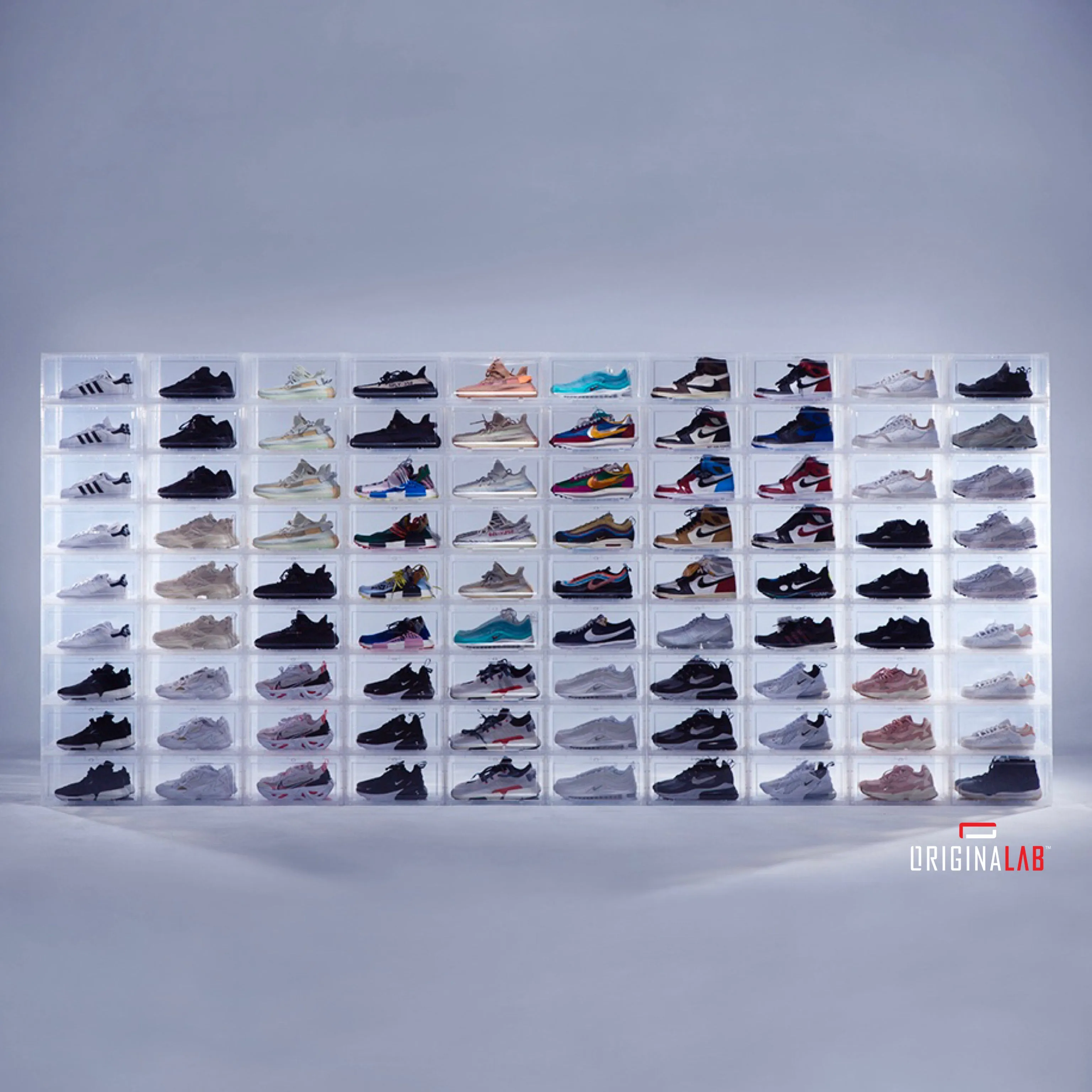 ORIGINALAB Premium Side Display Shoe Box Clear