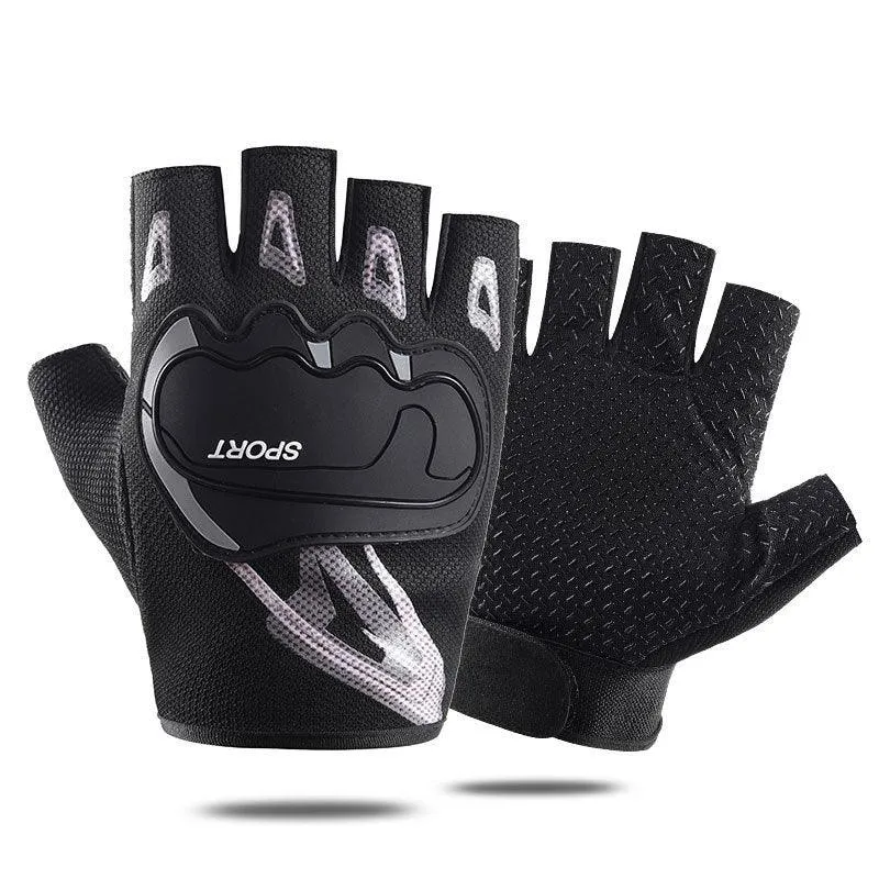 Outdoor Sports Breathable Non-slip Long Finger Half Finger Touch Screen Riding Gloves