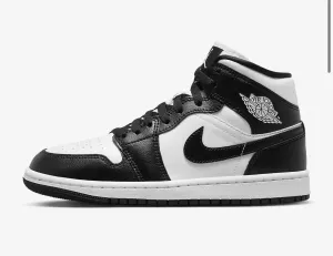 Panda Swarovski Women’s Air Jordan 1 Mid Shoes