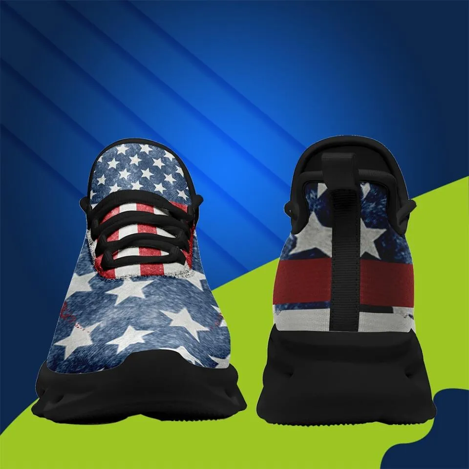 Personalized company gifts, Personalized Corporate Gifts MaxSoul-B03008 Custom Max Soul American Flag, USA Flag Sneakers Max Soul, Shoes, Printed Shoes