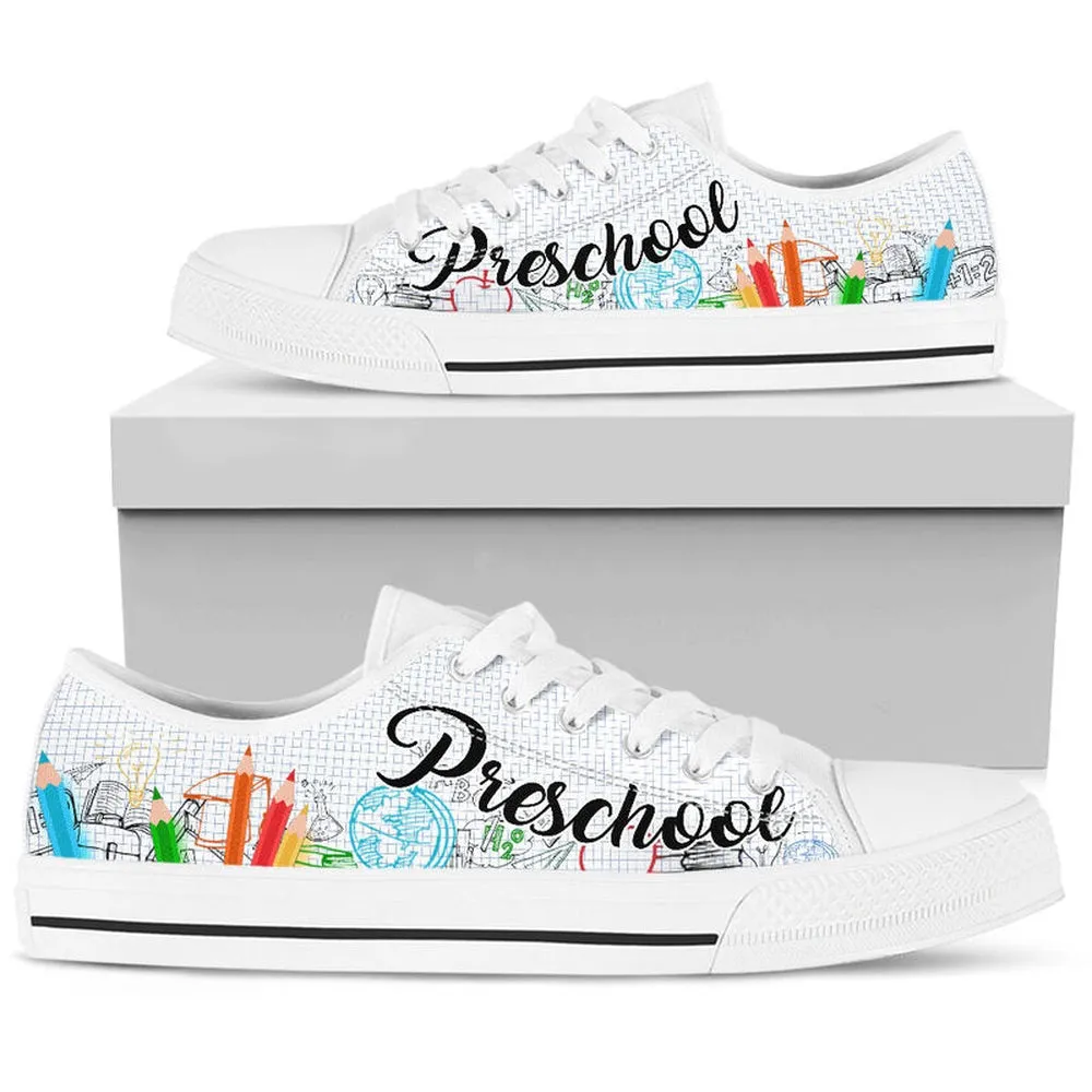 Preschool Pencil Low Top Shoes, Teacher Shoes, Low Top Sneakers