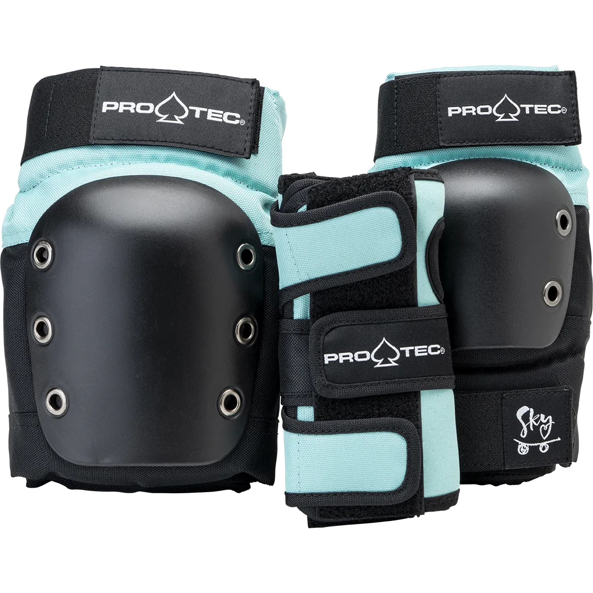 PRO-TEC - JUNIOR 3-PACK PAD SET BLACK/BLUE