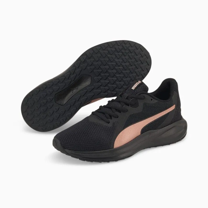 Puma Twitch Runner Women Running Shoes Black/Rose Gold