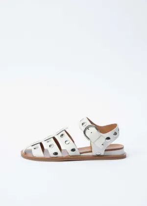 Rag & Bone - Beau Fisherman sandal in Antique White