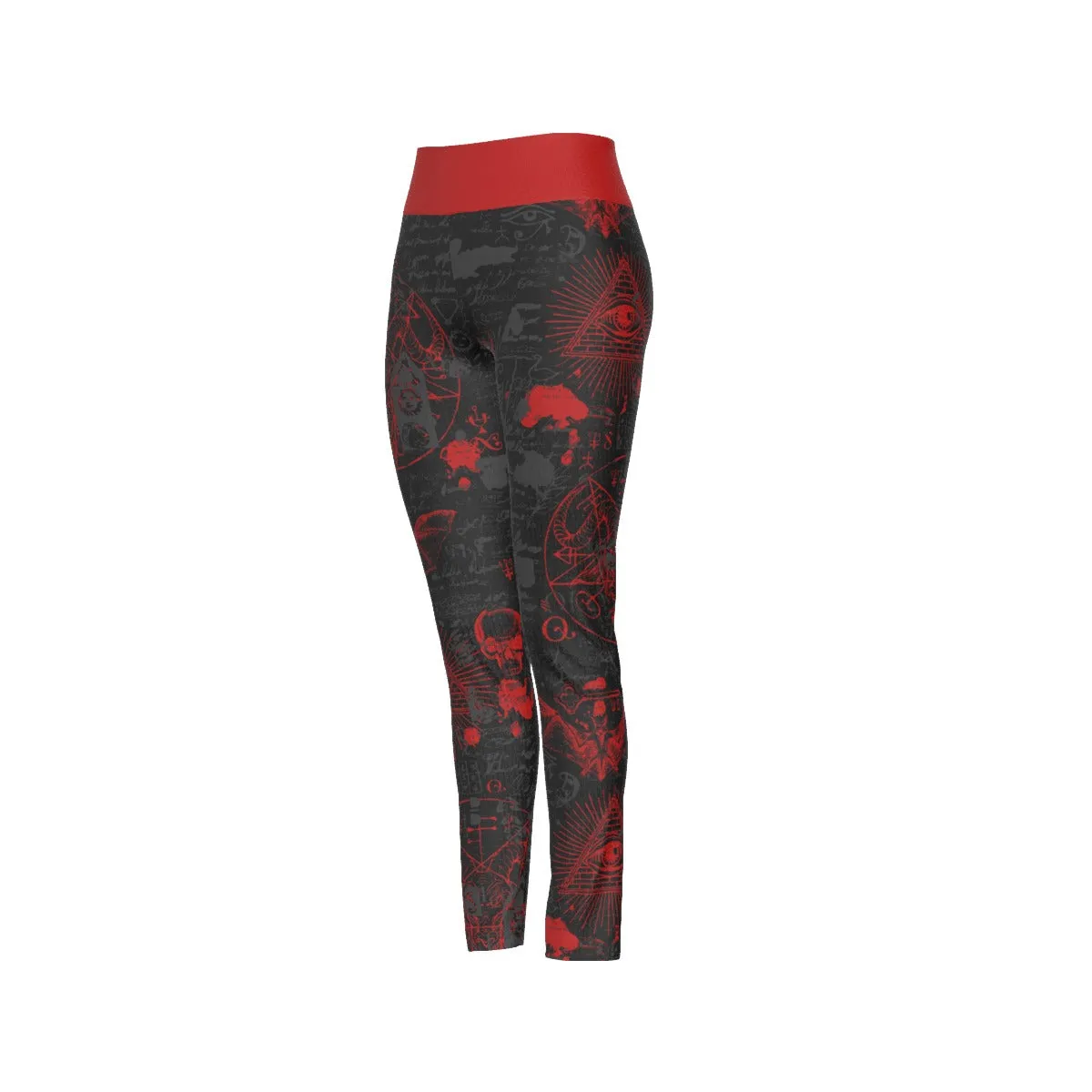 Red Dawn High Waist Leggings