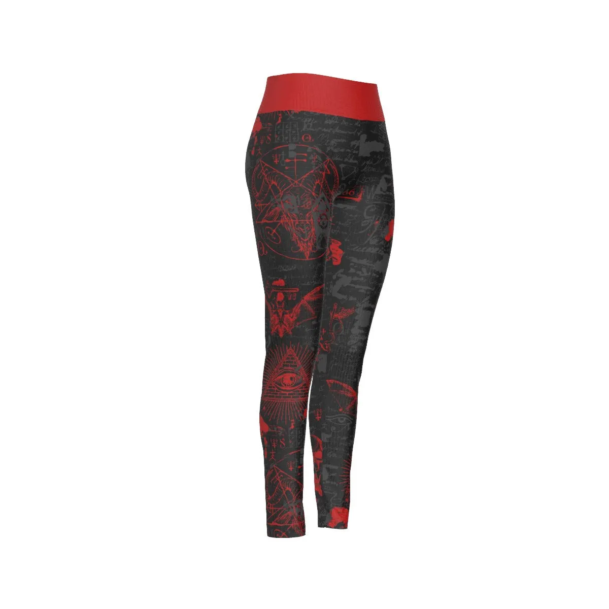 Red Dawn High Waist Leggings