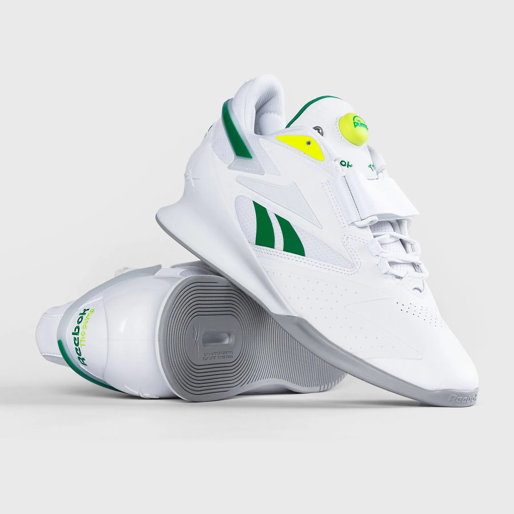 REEBOK - LEGACY LIFTER III - FTWR WHITE/GLEN GREEN/SOLAR ACID YELLOW