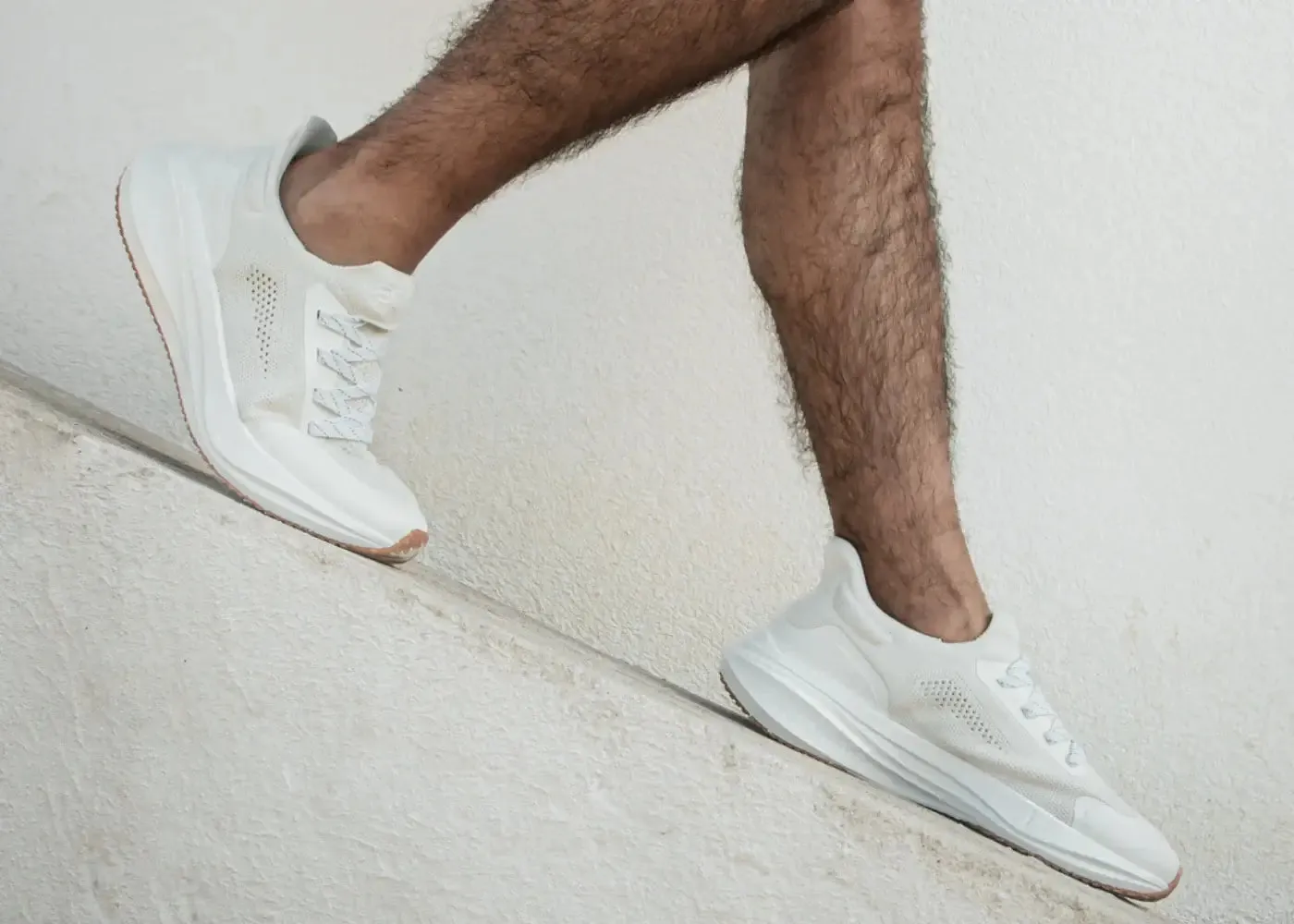 Runners for Men in Pearl White