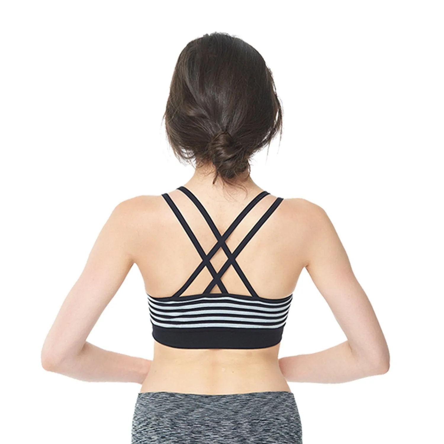 Sailor Stripe Sports Bra