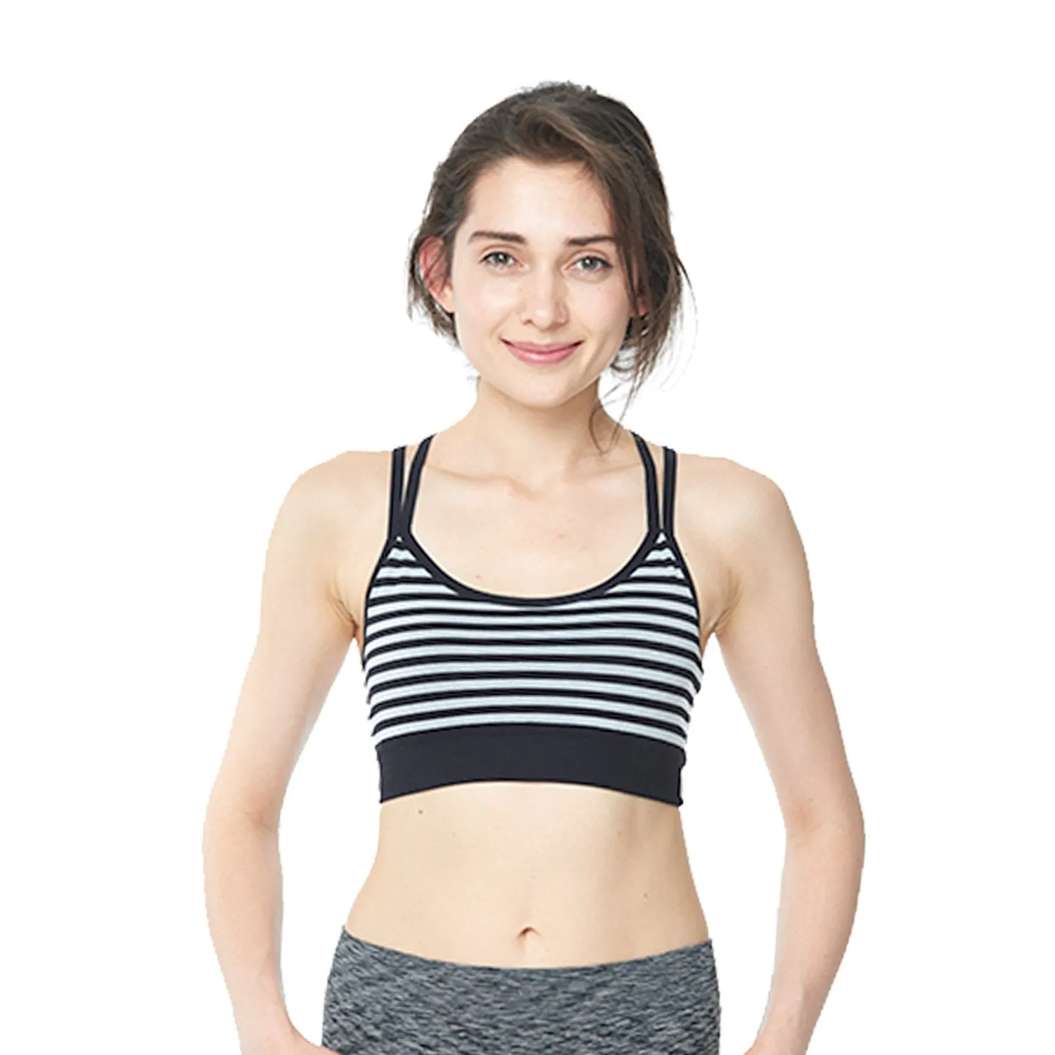 Sailor Stripe Sports Bra